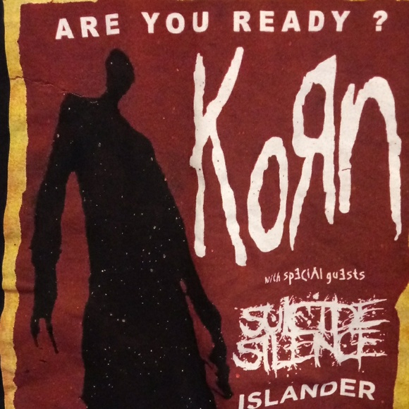 korn Tops - KORN U.S. TOUR 2015 T-SHIRT korn Tops - KORN U.S. TOUR 2015 T-SHIRT